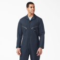 thumbnail image 3 of Dickies Mens Deluxe Blended Coveralls, 3X Regular, Dark Navy, 3 of 6