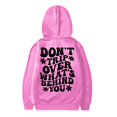 thumbnail image 5 of FAOWME Chandail à Capuchon pour Filles Manches Longues Sweat à Capuche Graphique Mignon Rose 9-10 Ans, 5 of 5