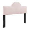 thumbnail image 1 of Modway Dawn Full/Queen Modern Performance Velvet Headboard in Pink, 1 of 7