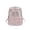 Pink, variant on BUTASY Backpack for Women Clear Mini Backpack for Kids Transparent Smoky Black Through Backpack with Mesh Side Pockets Waterproof School Bag for Boys Girls