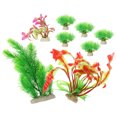thumbnail image 3 of 8pcs Fish Tank Plant Fish Tank Landscaping Decoration Fish Tank Aquarium Artificial Plant, 3 of 8