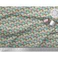 thumbnail image 2 of Soimoi Gray Moss Georgette Fabric House Architectural Printed Fabric 1 Yard 42 Inch Wide, 2 of 5