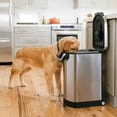 thumbnail image 2 of Simplehuman Contenant de Rangement pour Nourriture pour Animaux de Compagnie de 30 Litres, Grand, en Acier Inoxydable Brossé pour Nourriture pour Chien, Nourriture pour Chat et Nourriture pour Oiseaux, 2 of 5