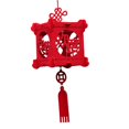 thumbnail image 2 of simhoa Chinese Lantern Blessing New Year Lantern for Celebration Home Hanging Decor E, 2 of 8