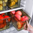 thumbnail image 1 of TopLLC Closet Organizers and Storage Refrigerator Food Storage Box Food Grade Preservation Box Kitchen Vegetable Dumpling Sorting Box Refrigerated Food Storage Box Plastic kitchen storage box, 1 of 7