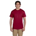 thumbnail image 1 of Jerzees Adult HiDENSI-T Short Sleeve Crew T-Shirt, 2X, Cardinal, 1 of 1