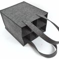 thumbnail image 3 of Miangastore Sac de Transport pour Bouteilles Sac à Vin Gris Polyester Portable 1Ensemble, 3 of 9