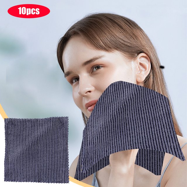 Qocolhg 10 Pcs Cleaning Rags for Housekeeping, Cleaning Cloths Hand Washcloths Hand Towels Washable Machine Washable Reusable Cleaning Wipes Drying and Cloths Absorbent for Kitchen and Office