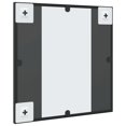 thumbnail image 3 of vidaXL Wall Mirror Black 40x40 cm Square Iron, 3 of 5