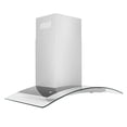 thumbnail image 2 of ZLINE 48) Hotte de Cuisinière Murale Convertible de 48 Pouces en Acier Inoxydable et Verre (KN4-, 2 of 9