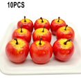 thumbnail image 1 of 10Pcs Miniature Simulation Super Small Apples Foam Plastic Home Decor，Red Apple, 1 of 11