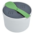 thumbnail image 4 of Microwave Rice Cooker, Good Sealing 2L Microwave Rice Maker Safe Harmless  For Kitchen For Microwave Green, 4 of 8