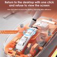 thumbnail image 4 of BT Mouse, Transparent RGB Dual Mode Gaming Mouse, 800/1200/1600/2400 DPI, Rechargeable Computer Mice, for PC Laptop, 4 of 7