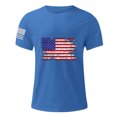 thumbnail image 3 of Birdeem Chemises pour Hommes Col Rond Imprimé Décontracté Manches Courtes T-Shirt Blouse, 3 of 10