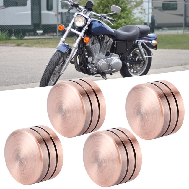 Replacement 4pcs Engine Cover Head Topper Fit for XL883/Big Twin 1340 Evo/Twin Cam Models