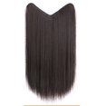 thumbnail image 1 of Wig Female Long Hair U-shaped Half Headgear Invisible Seamless Long Straight, 1 of 5
