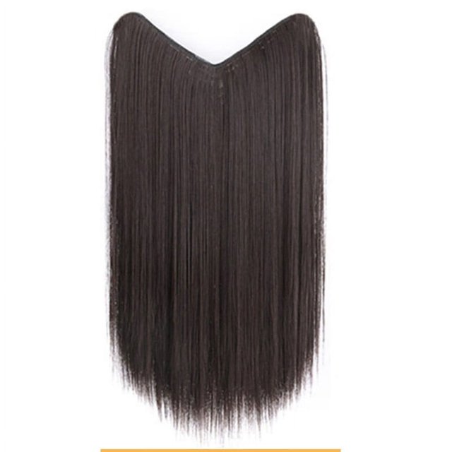 Wig Female Long Hair U-shaped Half Headgear Invisible Seamless Long Straight