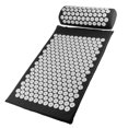 thumbnail image 1 of Milaget Acupressure Mat and Pillow Set Back Neck Relax Muscle Relaxation Black Black01, 1 of 9