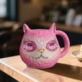 thumbnail image 1 of JJKBVCLO Cute Cat Mug Resin Desktop Ornament For Home Desk Decoration Perfect For Cat Lovers, 1 of 8