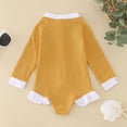 thumbnail image 4 of Girl Rash Guard Swimsuit Hawaiian Ruffle Sun Protection Long Sleeve Toddler Bathing Suit 2-3 Years, 4 of 6
