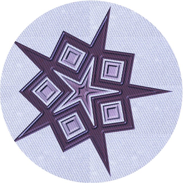 Ahgly Company Tapis d'Intérieur Ronds Transitionnels Lavables à la Machine, Bleu Lavande, 5 Pieds Rond