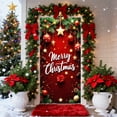 thumbnail image 4 of Qiulaii 2 Pcs Rideau de Porte de Noël Festif avec Père Noël, Décoration de Fête en Polyester pour Porte d'Entrée, Mur et Fête, Décor Intérieur Réutilisable 35*71 Po, 4 of 6