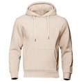 thumbnail image 2 of Mens Camo Hoodie Long Sleeve Drawstring Fleece Lined Solid Color Pullover Sweatshirts, 2 of 6
