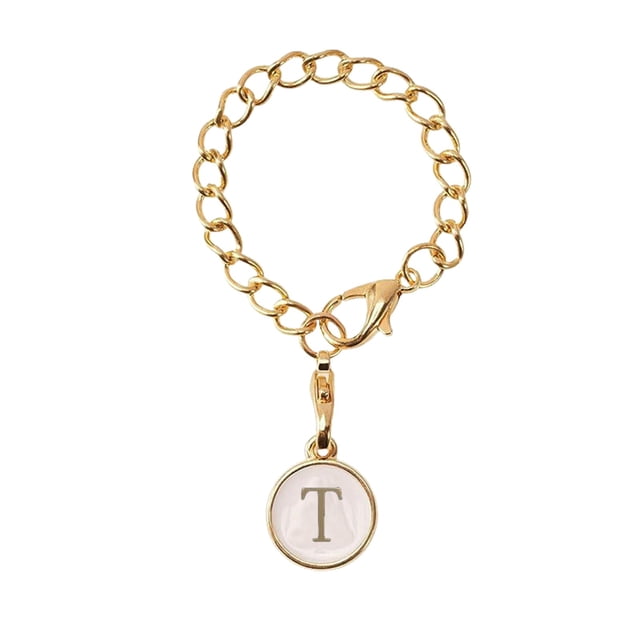 Letter Charm Accessories For Cups Custom Initial Identification Handle Charms Unique Thoughtful Idea For Valentine Birthday