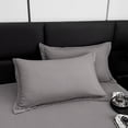 thumbnail image 1 of Birdeem Premium Solid Color Pillowcase, Soft Washed Cotton Material, King Size Cover for Full Bed Coverage, Luxury Design Enhances Bedroom Decor, Easy to Clean for Fresh Comfort, 1 of 9