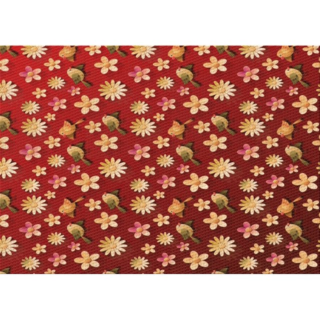 Ahgly Company Tapis d'Intérieur Rectangulaires Transitionnels Rouges Lavables à la Machine, 8 Pieds x 12 Pieds