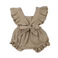 thumbnail image 3 of Barboteuse à Volants en Coton pour Nouveau-Née Fille, 3 of 6