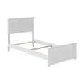 thumbnail image 2 of Lit Plateforme en Bois Nantucket Simple TG avec Pied de Lit Assorti, Blanc, 2 of 5
