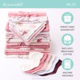 thumbnail image 2 of The Peanutshell Layette Gift Set for Baby Girls, Safari Rainbow, 23 Essential Pieces, 12-18 Months, Pink, 2 of 7