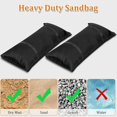 thumbnail image 2 of 1Pcs Umbrella Base Weight Sandbags, Outdoor Fillable Straight Sand Bags, Weatherproof Patio Furniture Weight, 2 of 6