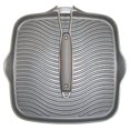thumbnail image 1 of Starfrit Die-Cast Aluminum Nonstick 10-Inch Square Grill Pan with Foldable Handle, 1 of 1