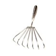 thumbnail image 3 of S SERENABLE Stainless Steel Claws Rake Hand Rake for Loosening Beach Clamming Accessories 7 tooth 5cm, 3 of 9