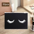 thumbnail image 3 of 50 Count Lash Bags Eyelash Makeup Bags with Zipper Adorable 20x15cm Black, 3 of 9
