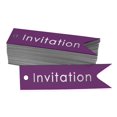 thumbnail image 1 of Inkdotpot Pack Of 50 Real Silver Foil Paper Tags Invitation Party Favor Hang Tags, 1 of 6