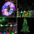 thumbnail image 2 of DAYBETTER Solar Rope Lights, 66FT LED Multi-Colour Waterproof Fairy Tree Rope Lights for Christmas Patio Garden Tree Wedding and Holiday Decor, 2 of 7