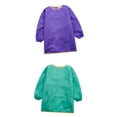 thumbnail image 1 of GUOOL 2 Pcs Tablier Imperméable pour Enfants à Manches Longues Blouse Peinture Art Tout-Petit L Vert, 1 of 7