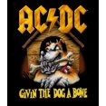 thumbnail image 2 of T-Shirt Noir 2TG ACDC Givin le Chien, 2 of 3