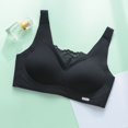 thumbnail image 4 of Women's Non Wired Padded Full Cup Bra - Wireless Supportive Bustier - W-Shape Structure Breathable Comfort Bra, 4 of 4