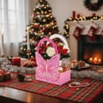thumbnail image 4 of Pink Butterfly-Shaped Handheld Gift Box For Fresh Flowers Bouquets And Presents 1Pc Dimensions 11.93In X 8.46In X 4.53In Made Of Durable Cardboard Ideal For Holidays Birthdays, 4 of 7