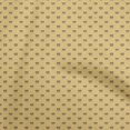 thumbnail image 1 of oneOone Tissu Popeline de Coton Jaune Matériau de Robe Rétro Minimaliste Tissu Imprimé au Mètre 42 Pouces de Large, 1 of 5