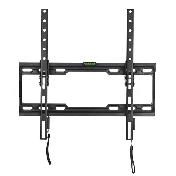 Low Profile Tilting TV Wall Mount Bracket for 26-55 inch TVs with Pull Cord, Max VESA 400x400mm up to 99 LBS, Easy to Install