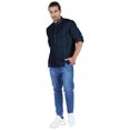 thumbnail image 2 of Atasi Chemise Henley Indienne pour Homme à Manches Longues, Décontractée, Col Mandarin, Courte Kurta, 2 of 7