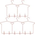thumbnail image 1 of Miangastore Rose Gold Baby Clothes Hangers with Clips for Doll Clothes Storage and Display 18 Inch Dolls, 1 of 8