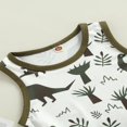 thumbnail image 4 of MesaSe Boy Summer Sets Dinosaur Print Sleeveless  Neck Tops Shorts, 4 of 6