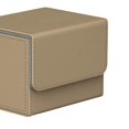 thumbnail image 4 of maskred Stylish and Secure Card Deck Storage Holder Organizer with Magnetic Closure TCG Display Brown 1Set, 4 of 6