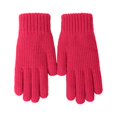 thumbnail image 1 of Knitted Gloves Winter with Fleece Thread Outdoor Windproof and Cold Warm Gloves, 1 of 3